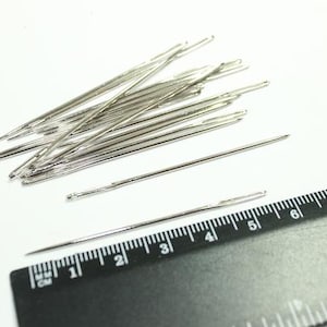 Aghi per cucito a mano 56mm/2,2in | Confezione da 10 | Aghi da artigianato | Aghi da sarto | Aghi per quilting | Aghi da cucito