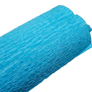 Rouleau de papier kraft ondulé | 2,5 m x 50 cm / 0,54 mm / 98,4 x 19,6 x 0,021 pouces | Matériau d’emballage bleu 33