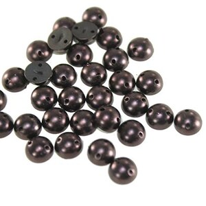 Perle da cucire 100g/0,31in | Cabochon Viola | Perle di Alta Qualità con Retro Piatto | Forniture per la Creazione di Gioielli Fai-da-Te