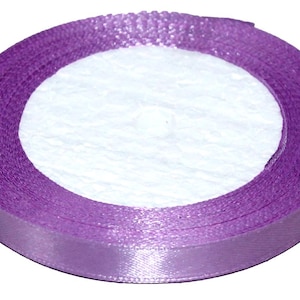 Fita de cetim 1 cm / 23 m | Fita decorativa | Fita artesanal | Embalagem de presente | Suprimentos de costura | Decoração para festas | 125