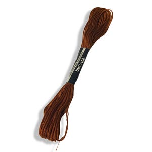 DMC Embroidery Floss | Thread | 8m Skein | Color 400 | Cross Stitch | Needlepoint | Sewing | Craft | Handmade Supplies