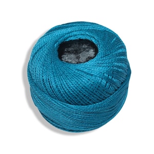 Iris Thread | 100% Cotton Yarn | Crochet Thread | Embroidery Floss | 140m Length | Craft Supplies | Art Projects | Color 858