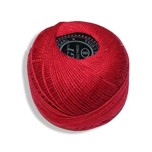 Cotton Crochet Thread | 100% Cotton Yarn | 140m | Mercerized Crochet Cotton | Amigurumi Yarn | Embroidery Thread | Knitting Cotton
