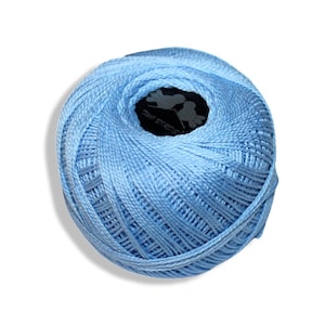 Hand Dyed | Crocheting String | 100% Cotton | Embroidery Yarn | Floral Art Craft | 140m | Iris Thread | Dark Coral 302