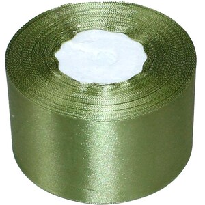 Nastro di Raso di Lusso 5 cm / 1,97 in | 23 m / 905 in | Materiali per Hobby | Confezione Regali | Matrimonio | Alta Qualità | 98