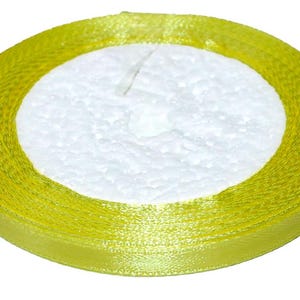 Nastro di raso 0,6 cm x 23 m / 0,24 in x 905 in | 082 | Alta qualità | Fai da te | Confezione regalo | Decorazione