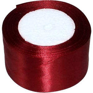 Nastro di raso 5 cm / 1,97 in | 23 m / 905 in | Artigianato | Decorazioni matrimonio | Confezione regali | Accessori cucito