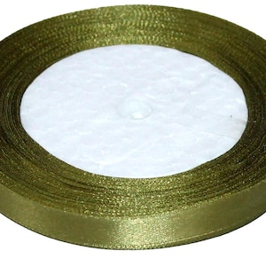 Nastro di raso 1 cm / 23 m | Nastro di alta qualità per hobby creativi | Nastro in tessuto per cucito | Confezione regalo | 184