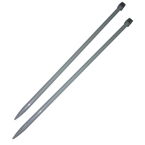 Long Teflon Knitting Needles Size 9 | 35cm/13.8in | Yarn Craft Tools | Durable | Smooth Gliding | Premium Quality Stitching Essentials