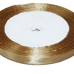 Nastro di Raso 0,6 cm x 23 m / 0,24 in x 905 in | Nastro per Hobby | Confezione Regali | Decorazioni DIY | Cucito | Colore 067