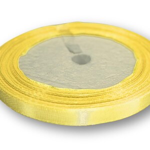Nastro di raso 0,6 cm x 23 m | 0,24 in x 905 in | Nastro di tessuto sottile | Nastro decorativo stretto