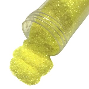 Sparkle | Glitter | Jaune Clair | 15g/0.529 oz | Shimmer | Shine | Fournitures de Création | Nail Art | Résine | DIY