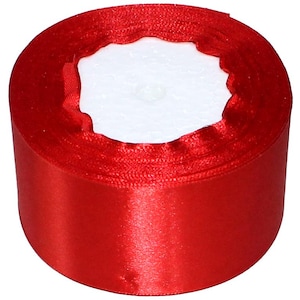 Nastro di Satén Larga | 5cm / 1,97 in | 23m / 905in Rullo | Colore 026 | Materiale di Alta Qualità per Lavori Manuali