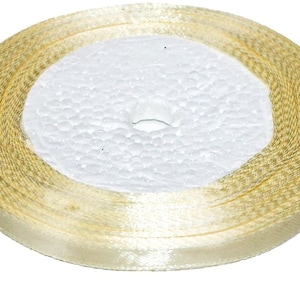 Nastro di Raso 0,6 cm x 23 m / 0,24 in x 905 in | Fai da Te | Cucito | Decorazioni Matrimonio | Confezione Regali | Alta Qualità 02