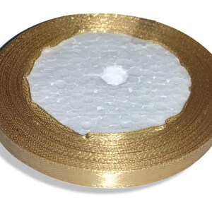 Nastro di raso 0,6 cm x 23 m / 0,24 in x 905 in | 123 | Fai da te | Cucito | Confezione Regalo | Decorativo | Alta Qualità