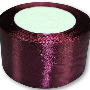 Nastro di raso 5 cm / 1,97 in | 23 m / 905 in | Nastro artigianale di alta qualità | Cucito | Confezione regalo | Composizioni floreali  083