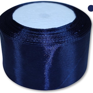 Nastro di Seta 5 cm/1,97in | 23 m/905in | Seta Larga | Confezionamento Regali | Materiali per Artigianato | Decorazioni per Matrimoni