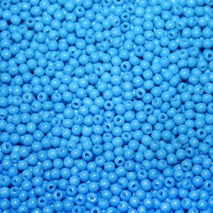 Perline di Vetro Ceche Calibrate 450g/16oz | Misura 12/0 | 0,19cm/0,075in | Perline Artigianali di Alta Qualità | Colore 5C (63030)