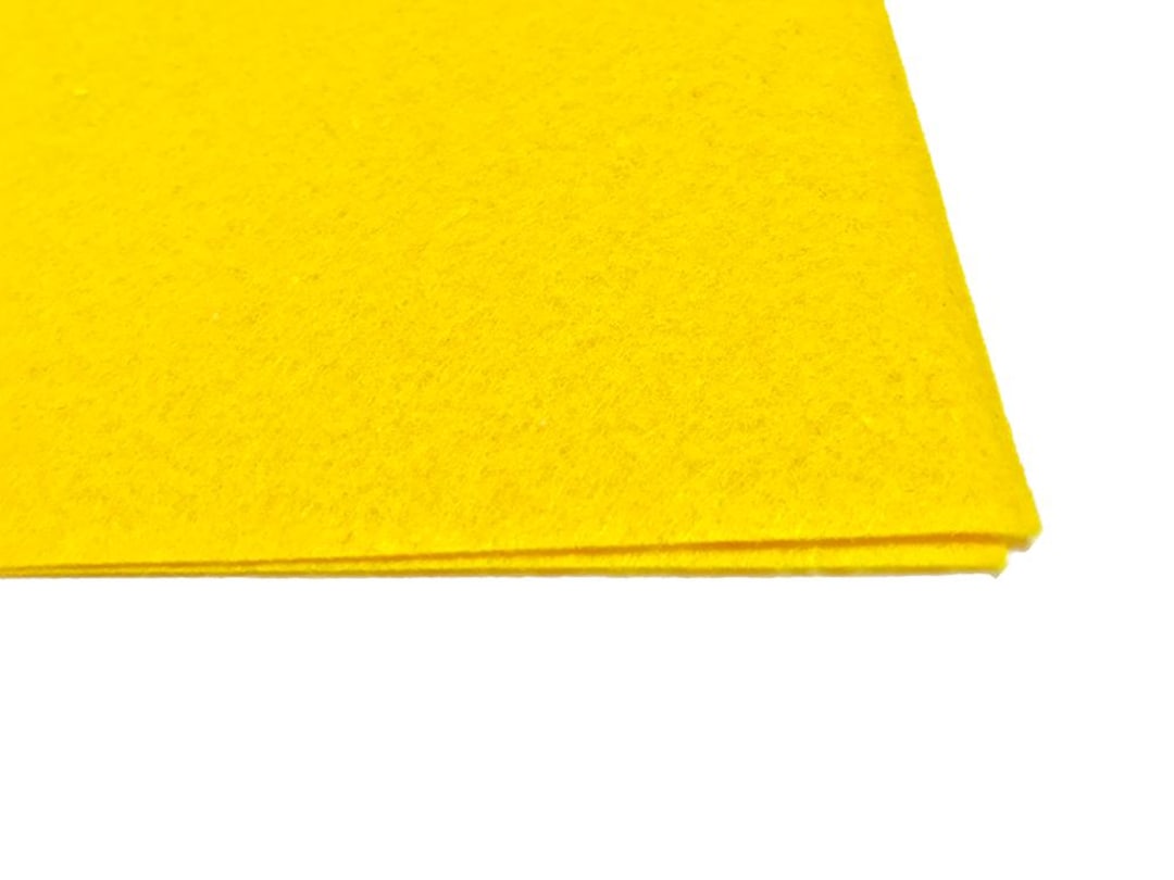 Yellow Felt Pattern Yellow Felt Fabric Sheets | 1.5mm Thick | 30x30cm | Craft Supplies ...