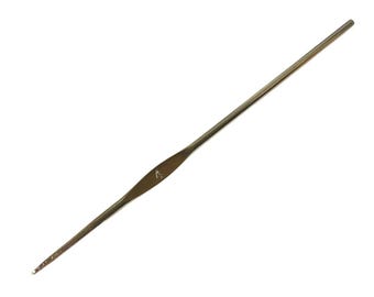 Premium Single-Sided Metal Crochet Hook | Size 1.25mm/ 0.0492 in | Length 12cm | High-Quality Needle | Perfect for Knitting | Craft Supplies