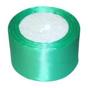 Nastro di Seta 5 cm/1,97 in | 23 m/905 in | Doppio Lato | Materiale per Artigianato | Confezionamento Regali | Decorazioni Matrimonio |  075
