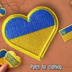Patch pour vêtements avec motif brodé ukrainien | Patch thermocollant à appliquer sur tissu
