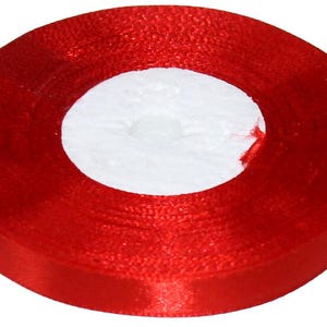 Ruban satin 1cm/23m | 0.39in/905in | Fournitures créatives | Emballage cadeau | Ruban décoratif | Couture | 026