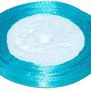 Nastro in raso 0,6 cm x 23 m / 0,24 in x 905 in | Nastro per bricolage | Nastro tessuto alta qualità | 068 | Cucito