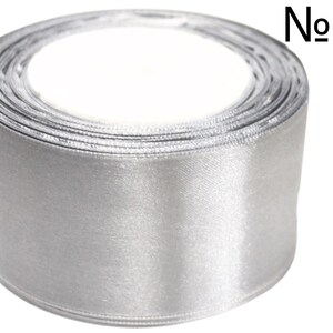 Nastro di Raso 5 cm / 1,97 in | 23 m / 905 in | Tessuto Lucido di Alta Qualità | Materiale Decorativo Versatile | 003