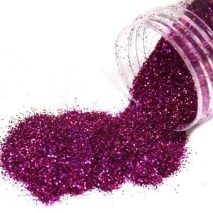Paillettes Framboise | Poudre de Paillettes Rose Scintillante | Étincelles Brillantes Framboise | 15g / 0,529 oz