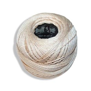 100% Cotton Thread | Yarn Iris | Crochet | Embroidery | 140m | Color 009 | Needlecraft | Knitting Supplies | Crafting Essentials