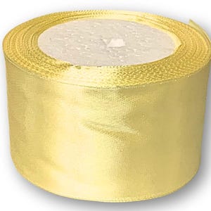 Nastro di raso 5 cm / 1,97 in | 23 m / 905 in | Alta qualità | Artigianato | Confezione regalo | Cucito | Progetti fai-da-te | 081