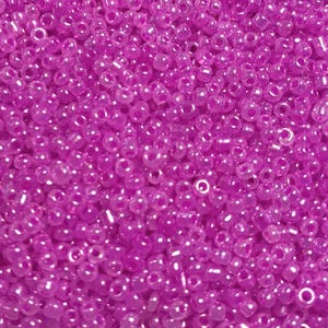 Perle di Vetro di Precisione Ceca 450g/16oz | 12/0 | 0,19cm/0,075in | Perle di Alta Qualità per la Creazione di Gioielli | Codice Colore 155