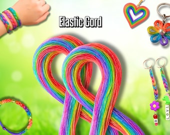 Gennemsigtig Elastisk Snor til Perler | Smykketråd | Håndværk | DIY Materialer | Transparent | Strækbar Snor