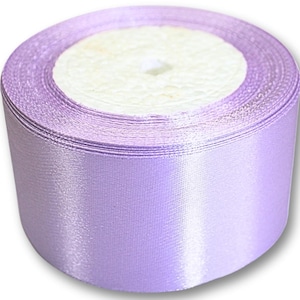 Nastro di Raso Largo 5cm / 1,97 in | 23m / 905 in | Confezionamento Regali | Progetti DIY | Materiale per Arti e Mestieri | 044