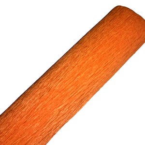 Feuille de Papier Ondulé Orange | 2.5m x 50cm / 0.54mm / 98.4x19.6x0.021in | Fournitures pour Loisirs Créatifs | Matériaux Artistiques 25