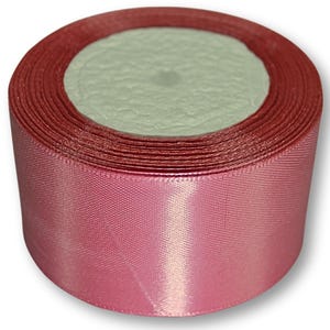 Nastro di Raso Larghezza 5cm/1,97 in | 23m/905 in | Tessuto Decorativo | Materiale di Alta Qualità | Perfetto per Regali e Progetti DIY