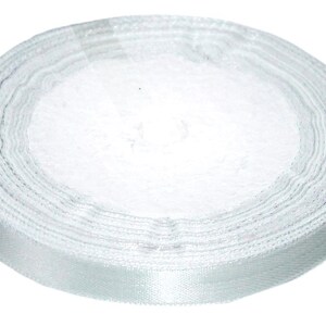 Nastro di raso 1 cm / 23 m | 0.39 inch / 905 inch | Nastro decorativo per hobby e confezioni regalo | Raso di alta qualità | 001