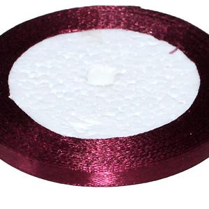 Fita de cetim 0,6 cm | 23 m | 160 | Artesanato | Costura | Decoração | Embrulho para presente | Suprimentos para bricolage | Alta qualidade | Uso versátil