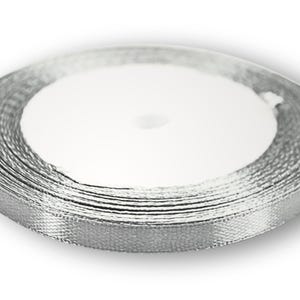 Ruban Satin 0,6 cm x 23 m / 0,24 in x 905 in | Loisirs Créatifs | Couture | Emballage Cadeaux | Projets DIY | Haute Qualité 036