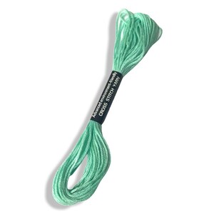 DMC Embroidery Floss | Cross Stitch Thread | 8m Skein | Color 964 | High-Quality Cotton Yarn | Crafting Supplies | Pastel Aqua