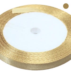 Nastro in raso doppia faccia 0,6 cm x 23 m / 0,24 in x 905 in | Hobby creativi | Confezione regali | Cucito | Alta qualità | 156