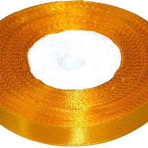 Nastro di Raso 1cm/23m | 0,39in/905in | Stretto | Fai da Te | Confezione Regali | Elegante | Decorativo | Alta Qualità | 017C