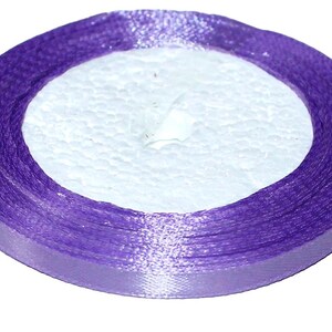 Nastro di Raso 0,6 cm x 23 m | Artigianato | Confezione Regali | Decorazioni Matrimonio | Progetti Fai-da-te | Cucito | 125
