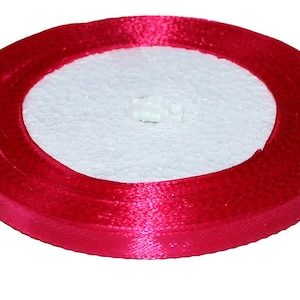 Satijnen lint | 0,6 cm Breedte | 23 m lengte | Kleurcode 072 | Hoogwaardig handwerk | Naaien | Cadeauverpakking | DIY-projecten