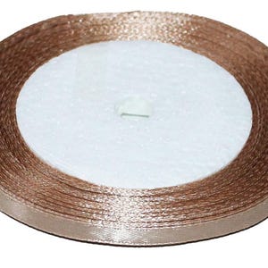 Nastro di raso 0,6 cm x 23 m / 0,24 in x 905 in | Lavori creativi | Cucito | Confezionamento | Materiali fai da te | Alta qualità | 187