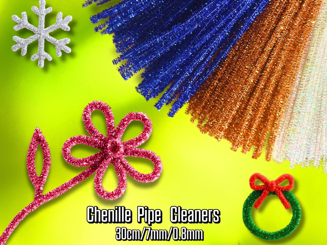 Pipe Cleaner Names Chenille Stems Craft Pipe Cleaners | 30cm/11.8in Length | 7mm/0.28in ...