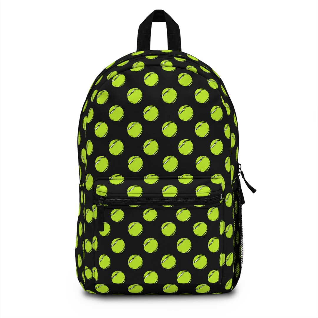 Tennis Ball Backpack Tennis Themed Backpack for Tennis Etsy