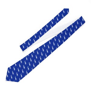 Apache Necktie with Army Aviation blue, Necktie for Pilots, Unique Tie, Gift for Pilot, Helicopter Necktie, Army Pilot AH-64, Longbow