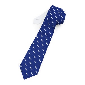 Chinook Necktie with Army Aviation blue, Necktie for Pilots, Unique Tie, Gift for Pilot, CH-47 Helicopter, Christmas Gift, Fathers Day gift